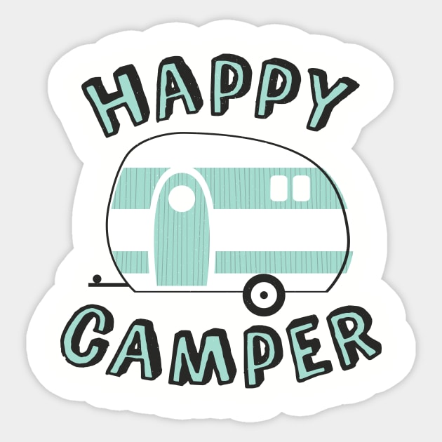 Happy Camper Sticker by robyriker